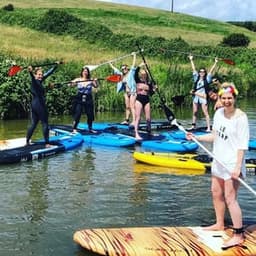 SUP Lesson thumbnail image, ran by Bude Surfing Experience