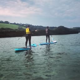 Paddle Board Lesson thumbnail image, ran by Bantham Surfing Academy